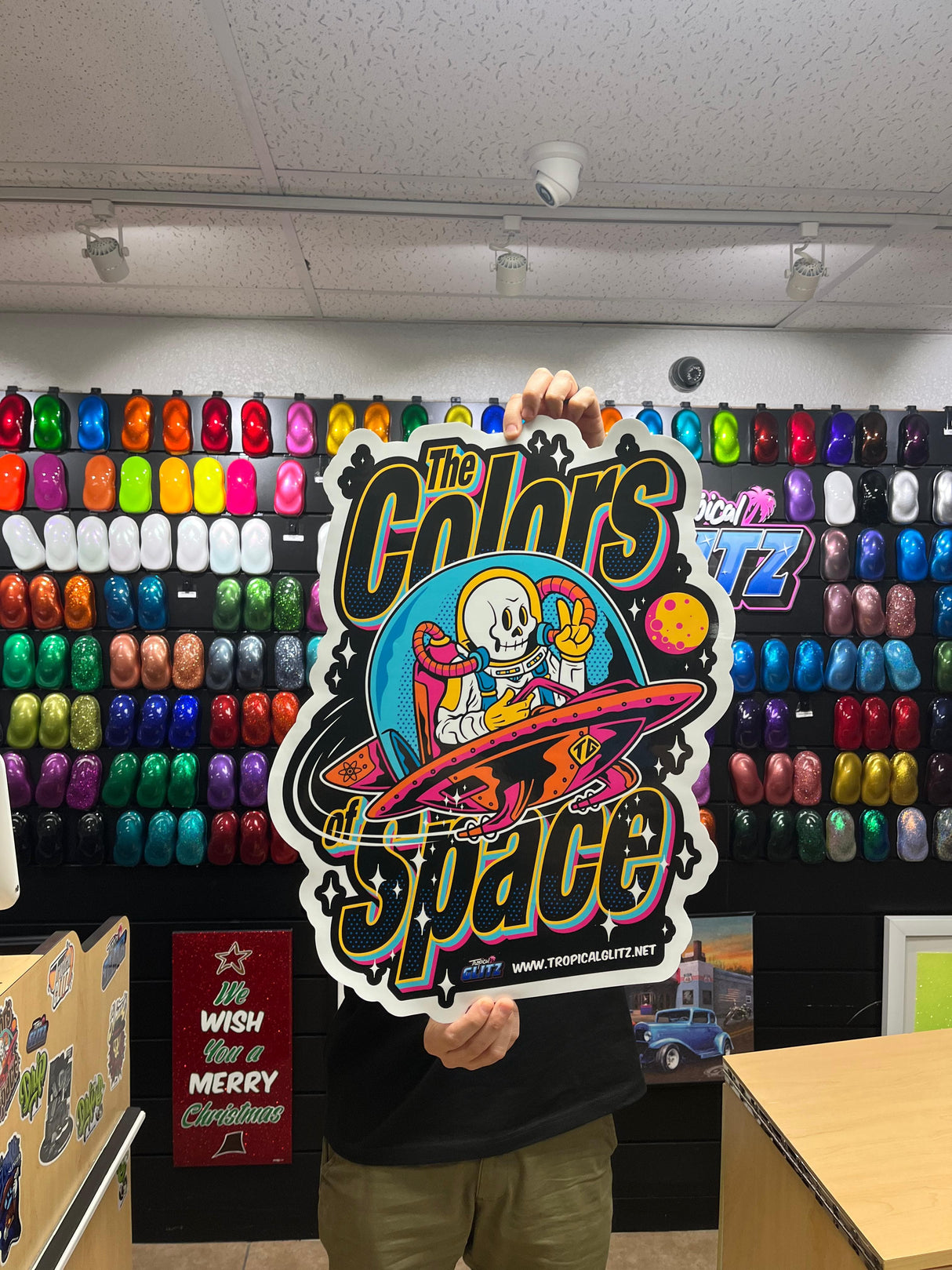 "The Colors Space" - Giant Vinyl Decal