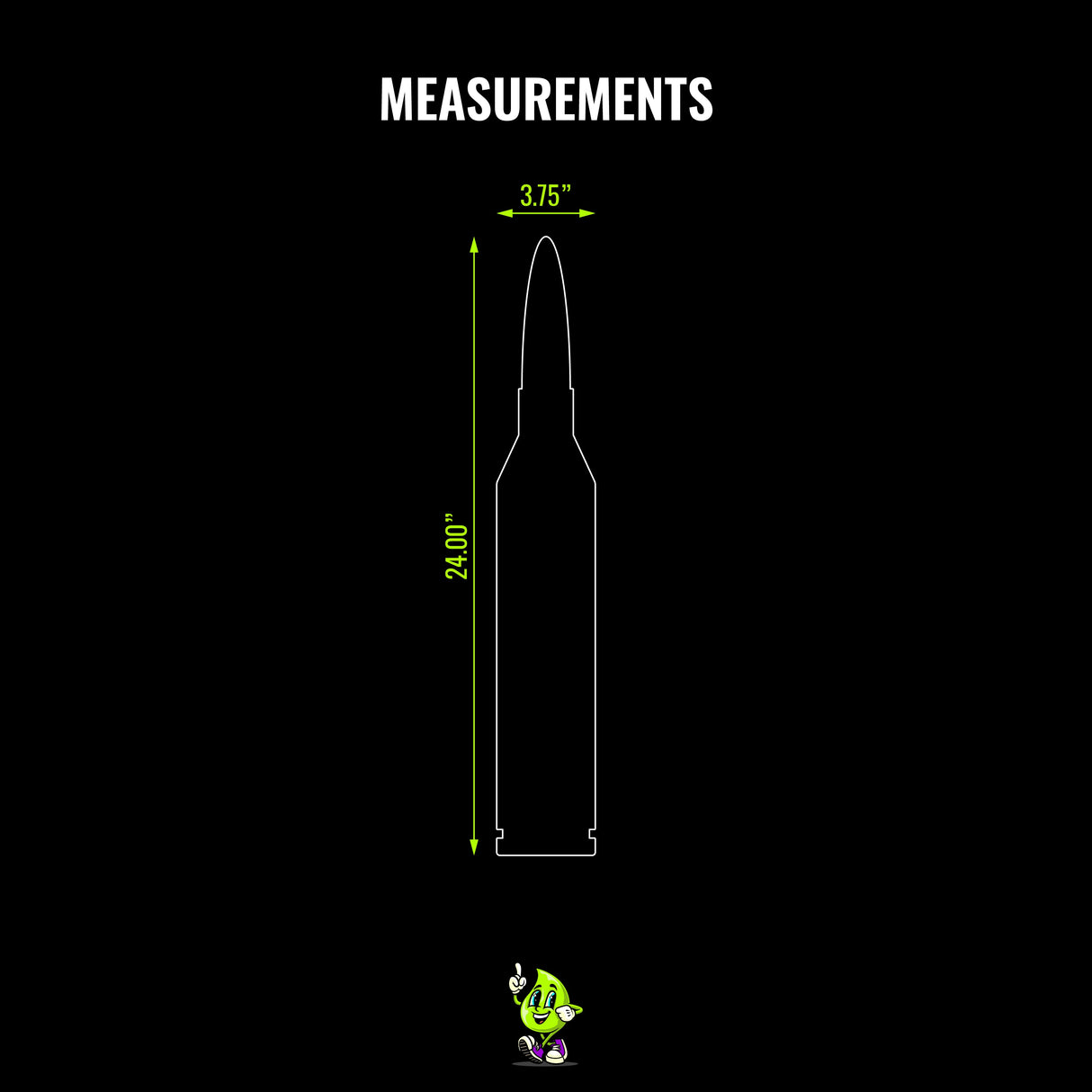 Blank 50 Caliber Bullet