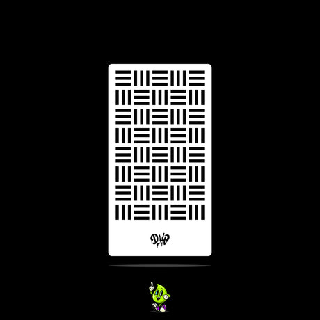 Mylar Stencil Cross Hatching