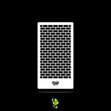 Mylar Stencil Bricks