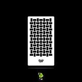 Mylar Stencil Basketweave I