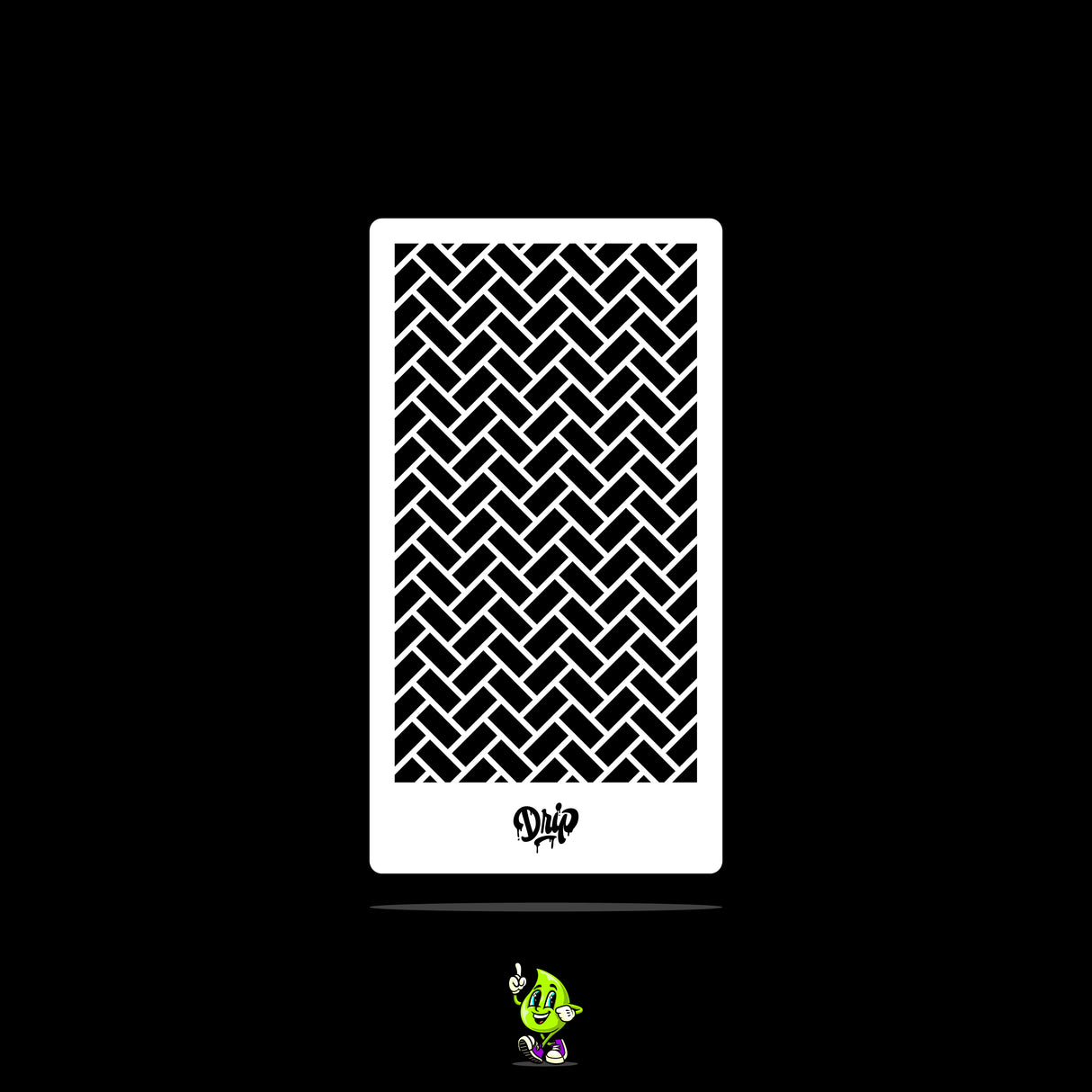 Mylar Stencil Herringbone