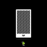 Mylar Stencil Herringbone