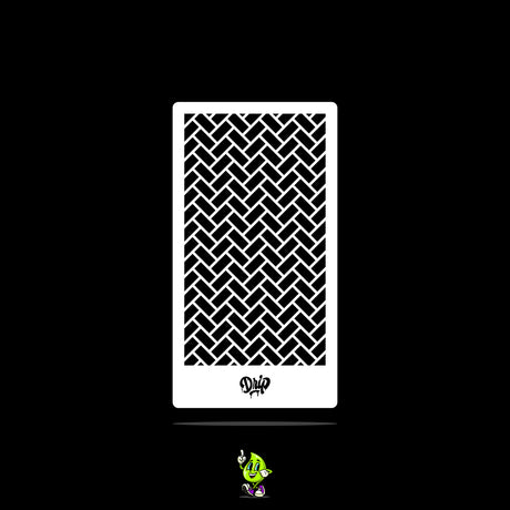 Mylar Stencil Herringbone