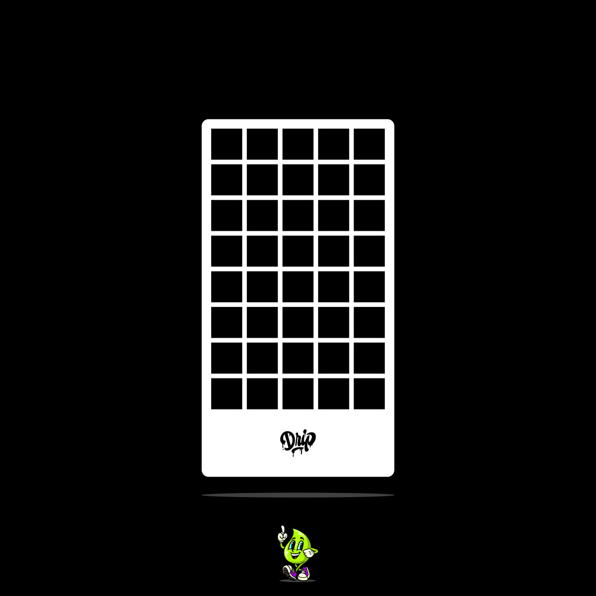 Mylar Stencil Grid I