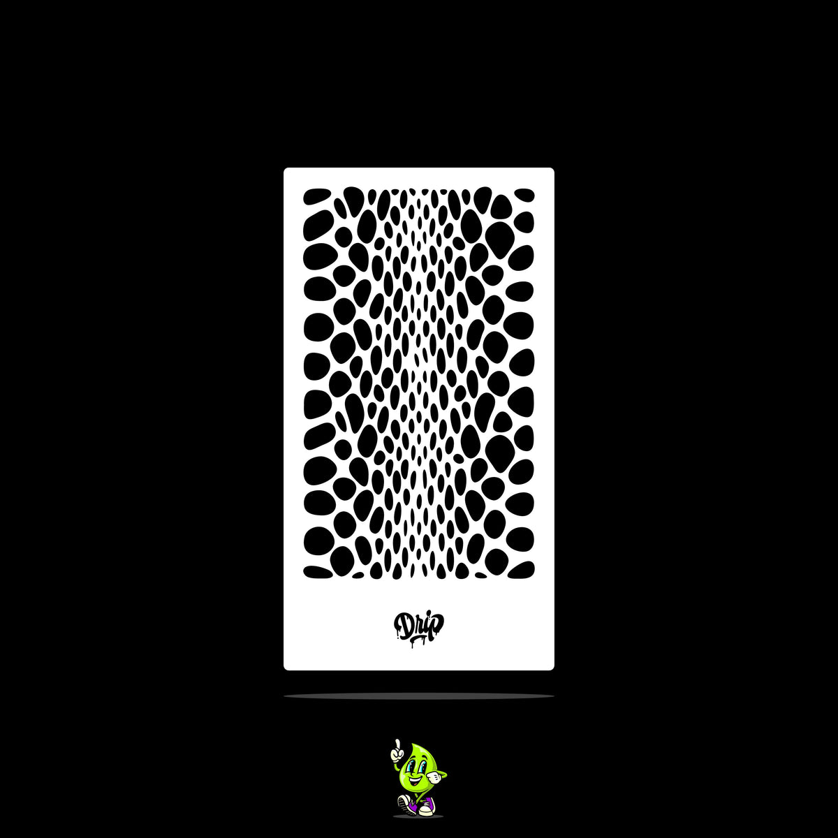 Mylar Stencil Snakeskin