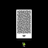 Mylar Stencil Labyrinth