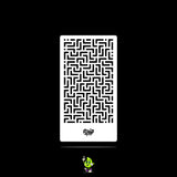 Mylar Stencil Labyrinth