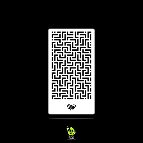 Mylar Stencil Labyrinth