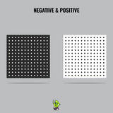 Holes I Vinyl Stencil Pack – Set of 4
