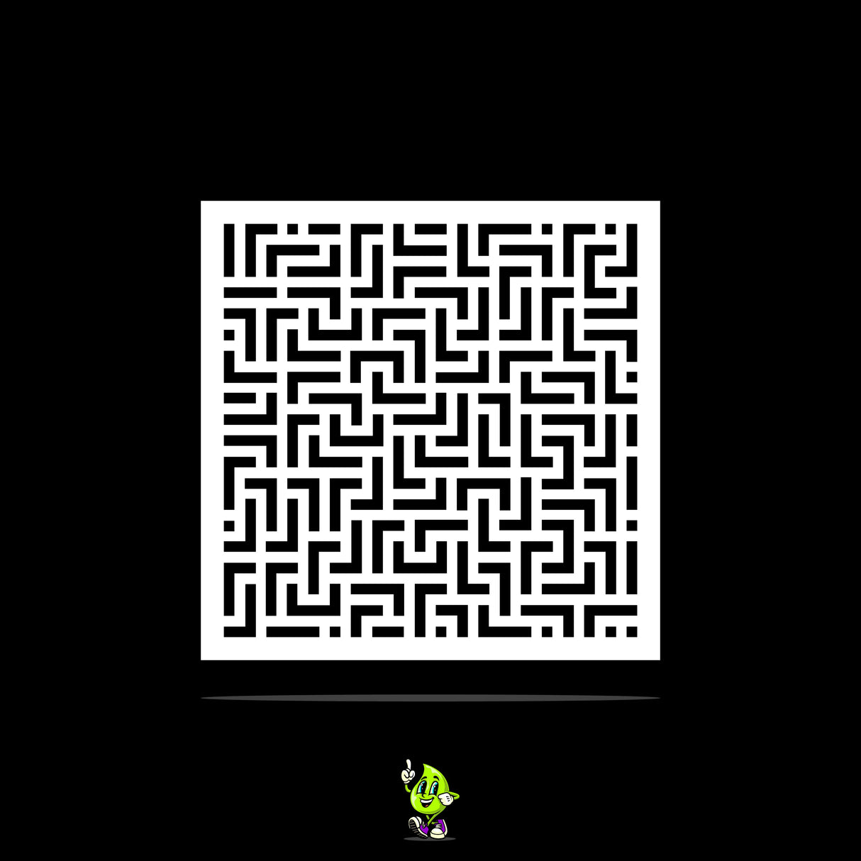 Labyrinth Vinyl Stencil Pack – Set of 4