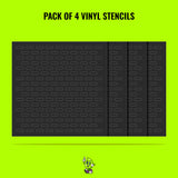 Aperture Vinyl Stencil Pack – Set of 4