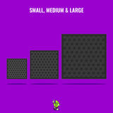 Hexahedron Vinyl Stencil Pack – Set of 4