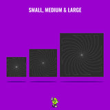 Spiral Vinyl Stencil Pack – Set of 4