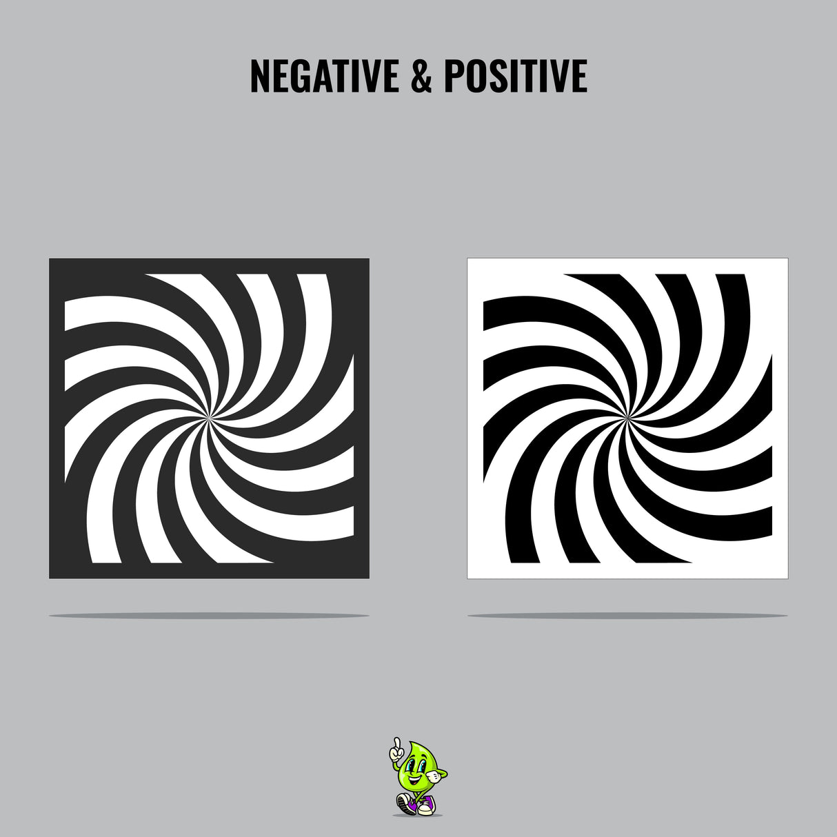 Spiral Vinyl Stencil Pack – Set of 4