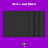 Helix Vinyl Stencil Pack – Set of 4