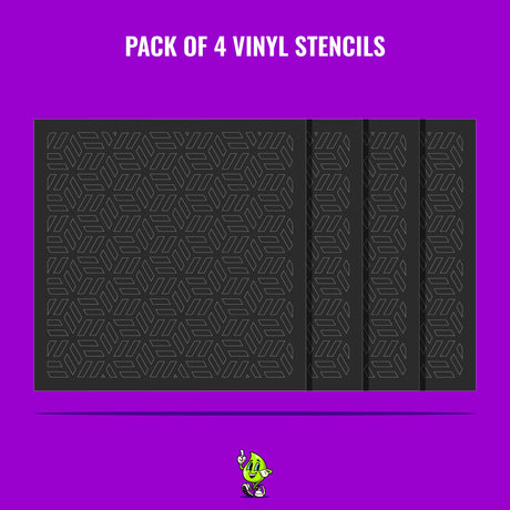 Helix Vinyl Stencil Pack – Set of 4