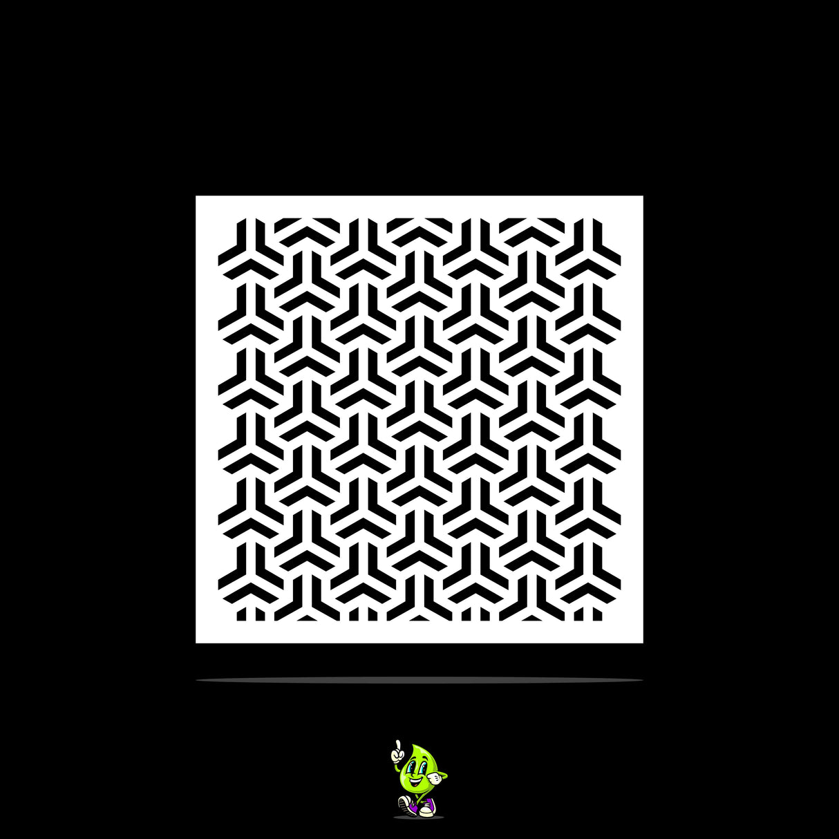 Y Geometric Vinyl Stencil Pack – Set of 4