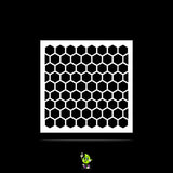 Honeycomb Vinyl Stencil Pack – Set of 4