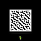 Ripples Vinyl Stencil Pack – Set of 4