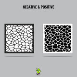 Cobblestone Vinyl Stencil Pack – Set of 4