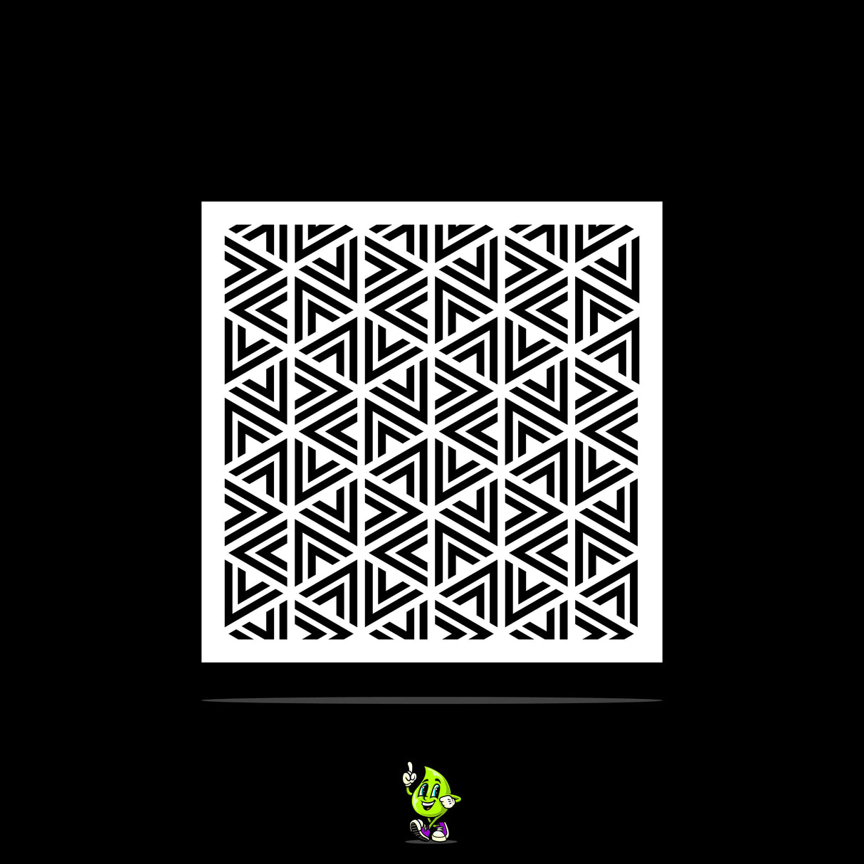 Tribal Vinyl Stencil Pack – Set of 4