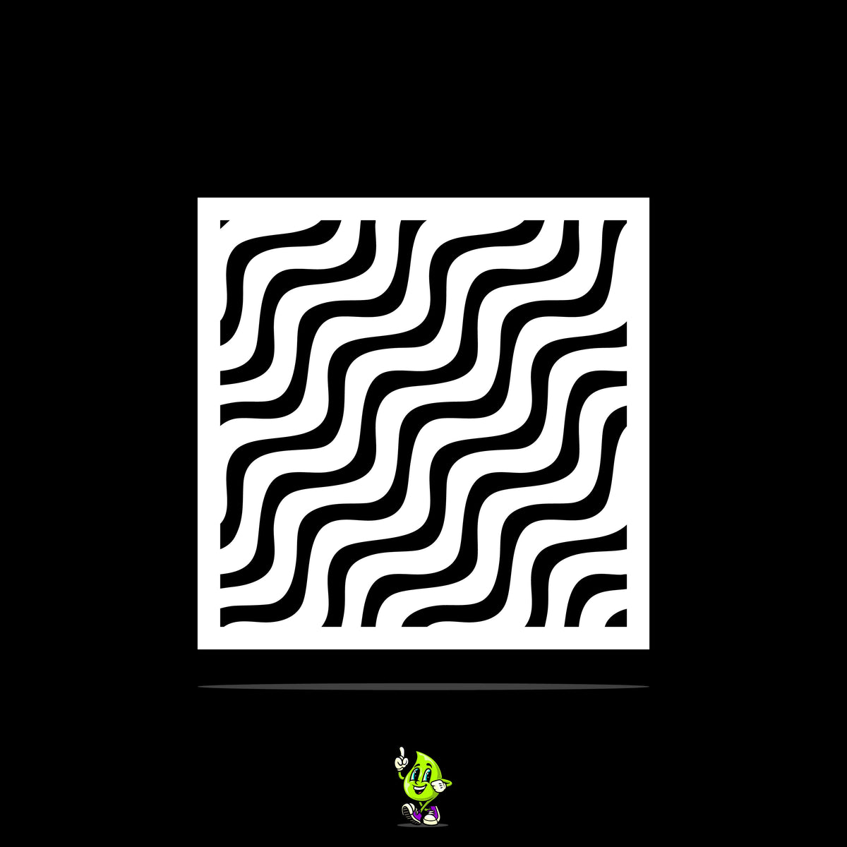 Waves Vinyl Stencil Pack – Set of 4