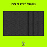 Tribal Vinyl Stencil Pack – Set of 4