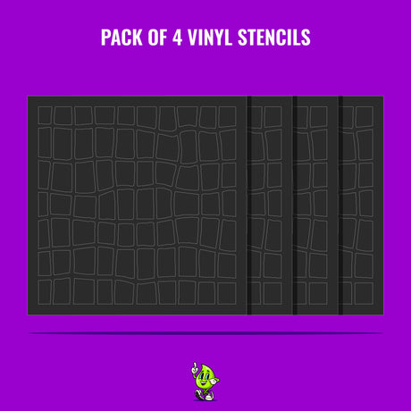 Net Vinyl Stencil Pack – Set of 4