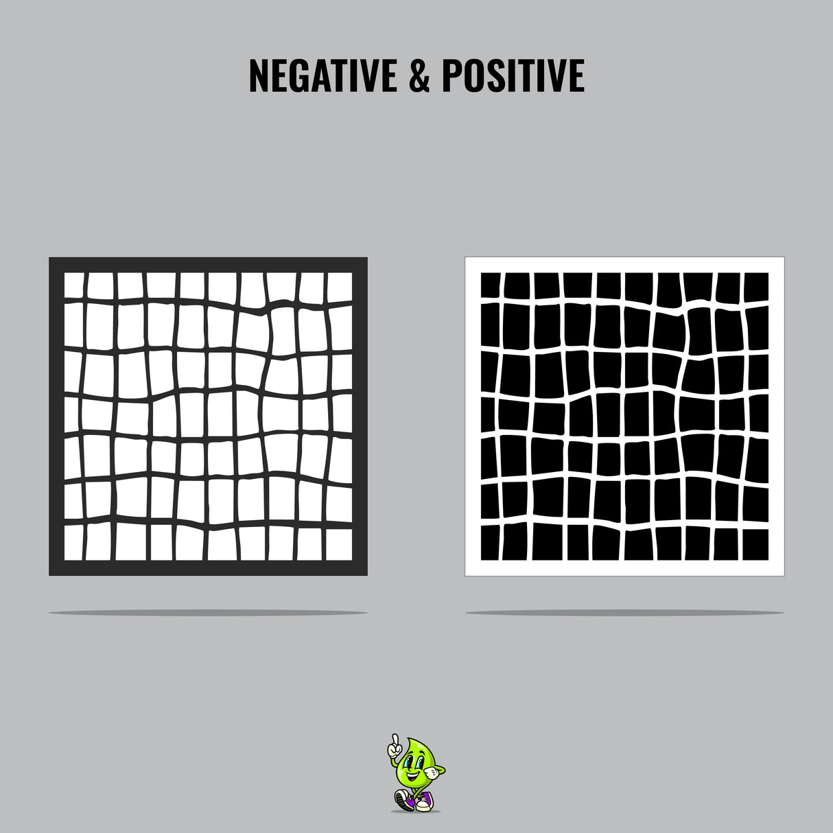 Net Vinyl Stencil Pack – Set of 4