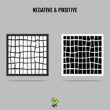 Net Vinyl Stencil Pack – Set of 4