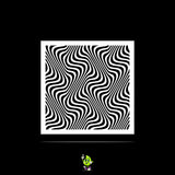 Optical Illusion I Vinyl Stencil Pack – Set of 4
