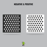 Cross I Vinyl Stencil Pack – Set of 4