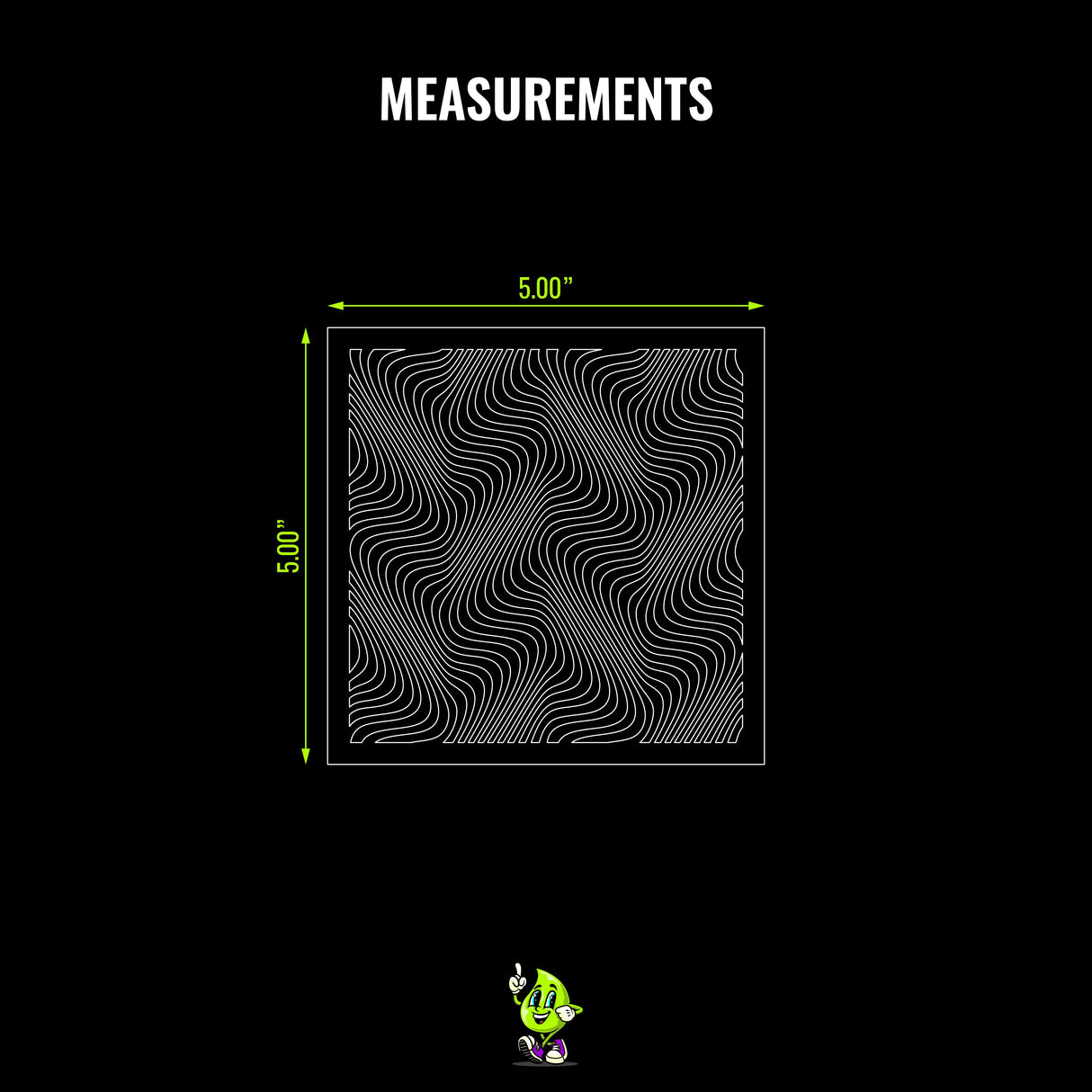 Optical Illusion I Vinyl Stencil Pack – Set of 4