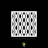 Curvy Lines Vinyl Stencil Pack – Set of 4
