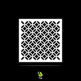 Lattice Circle Vinyl Stencil Pack – Set of 4