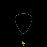 Blank Guitar Pick