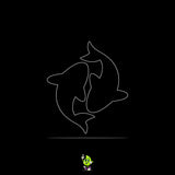 Blank Yin Yang Koi Fish