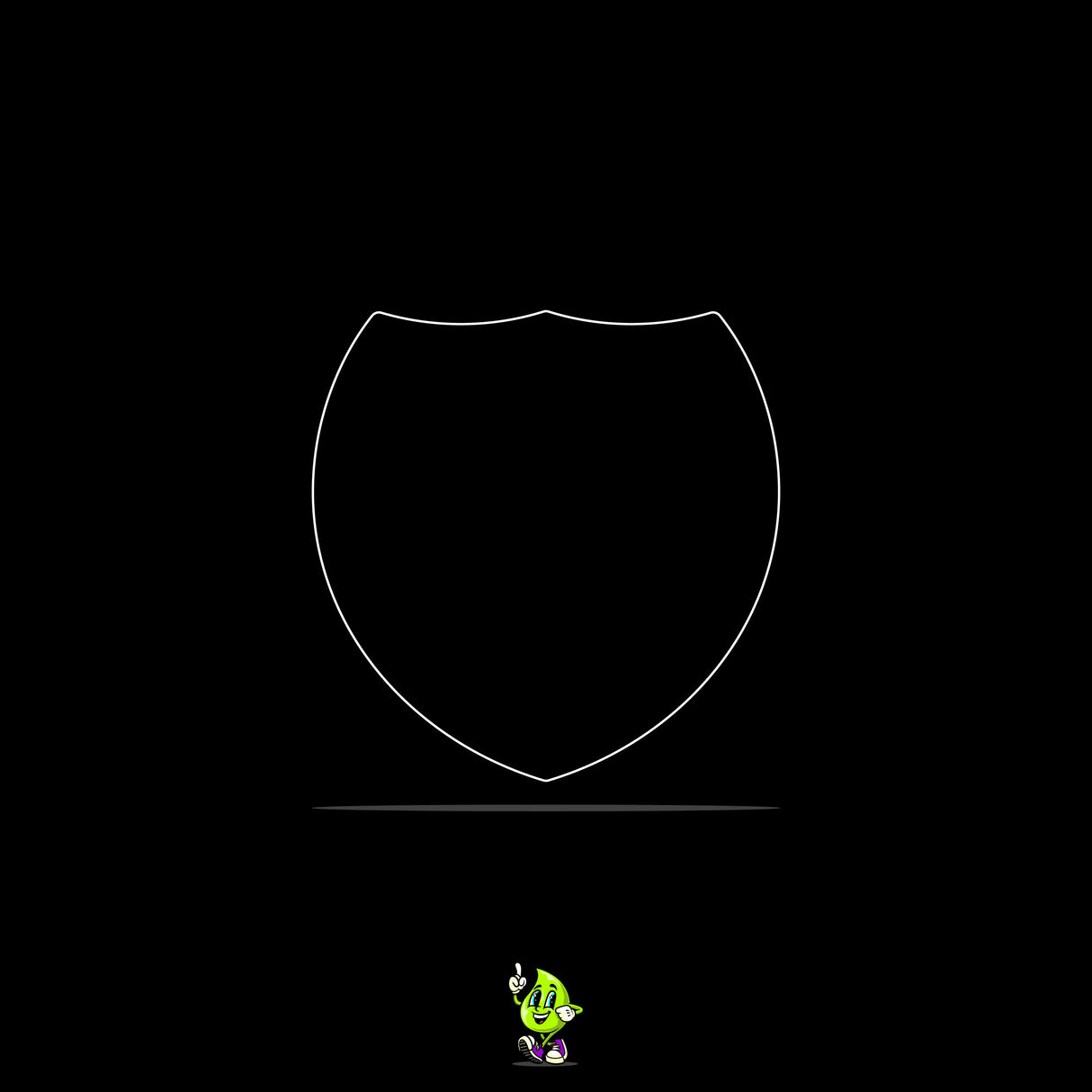 Blank Interstate Sign