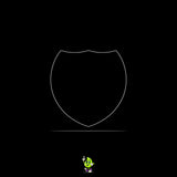 Blank Interstate Sign