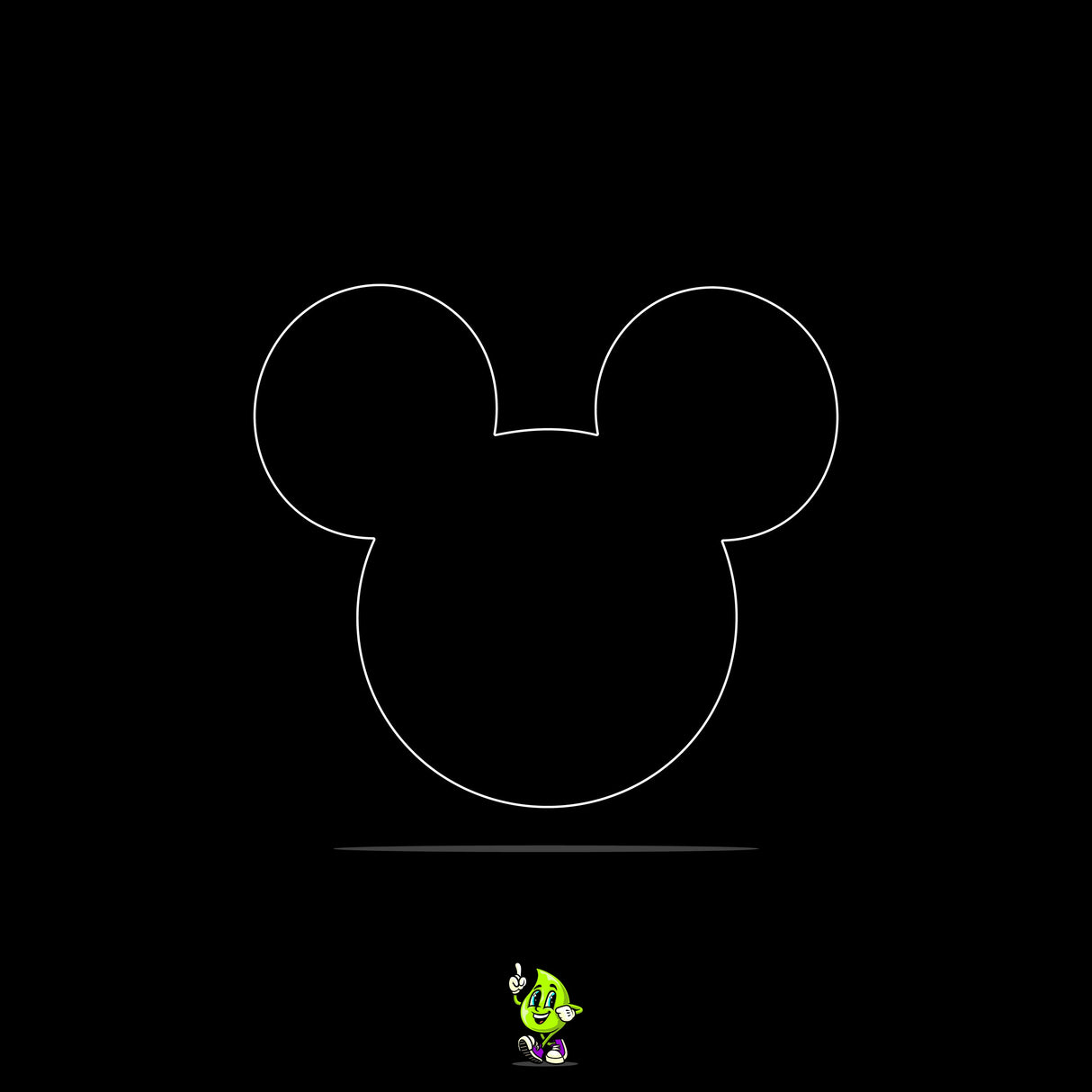 Blank Mickey Head