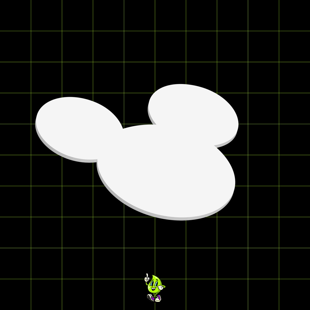 Blank Mickey Head