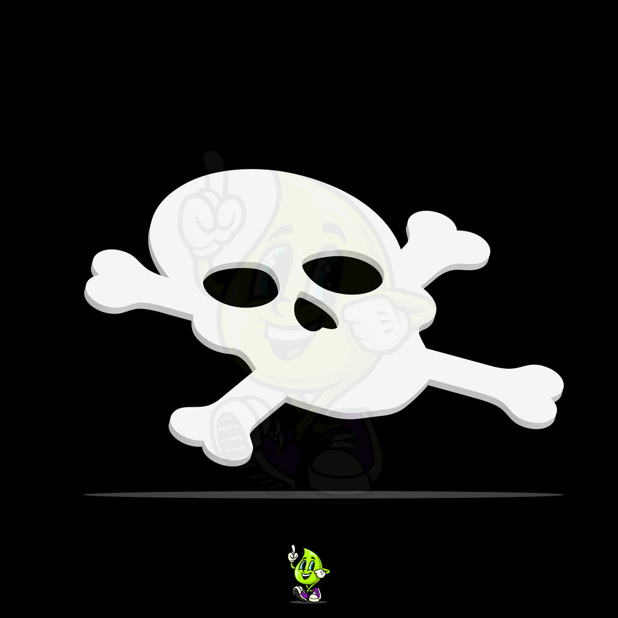 Blank Skull & Crossbones