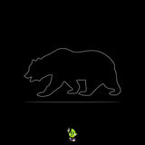 Blank California Grizzly Bear