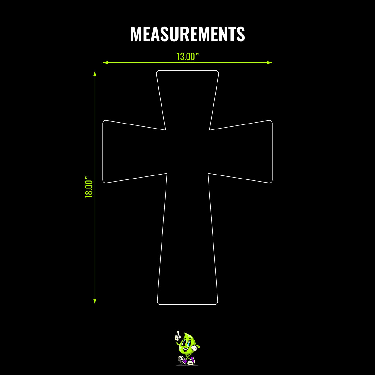 Blank Byzantine Cross