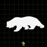 Blank California Grizzly Bear