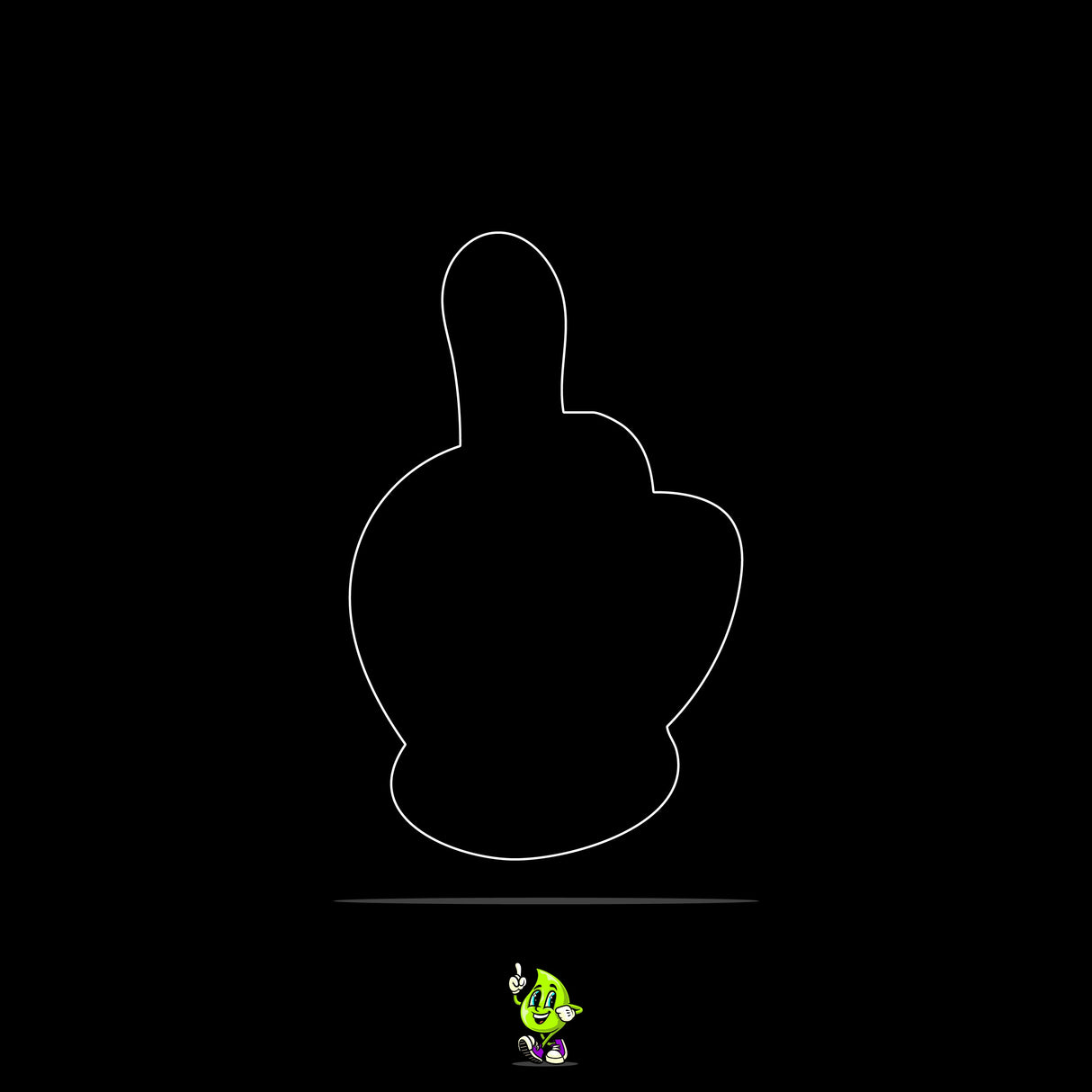 Blank F*ck You Finger