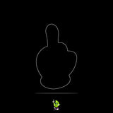 Blank F*ck You Finger