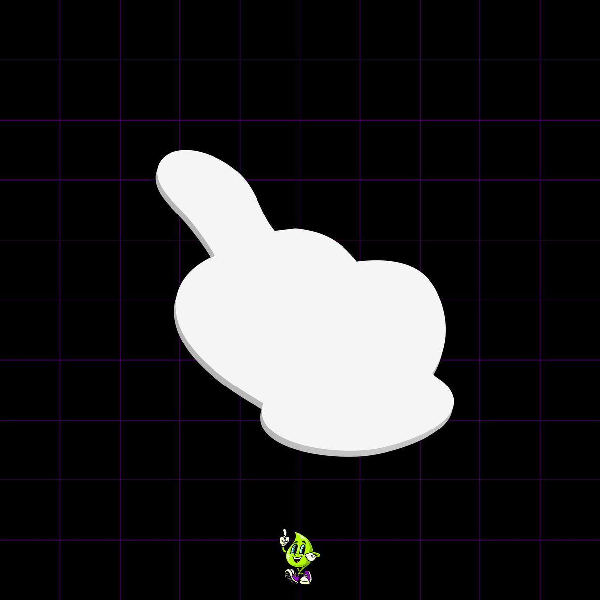 Blank F*ck You Finger