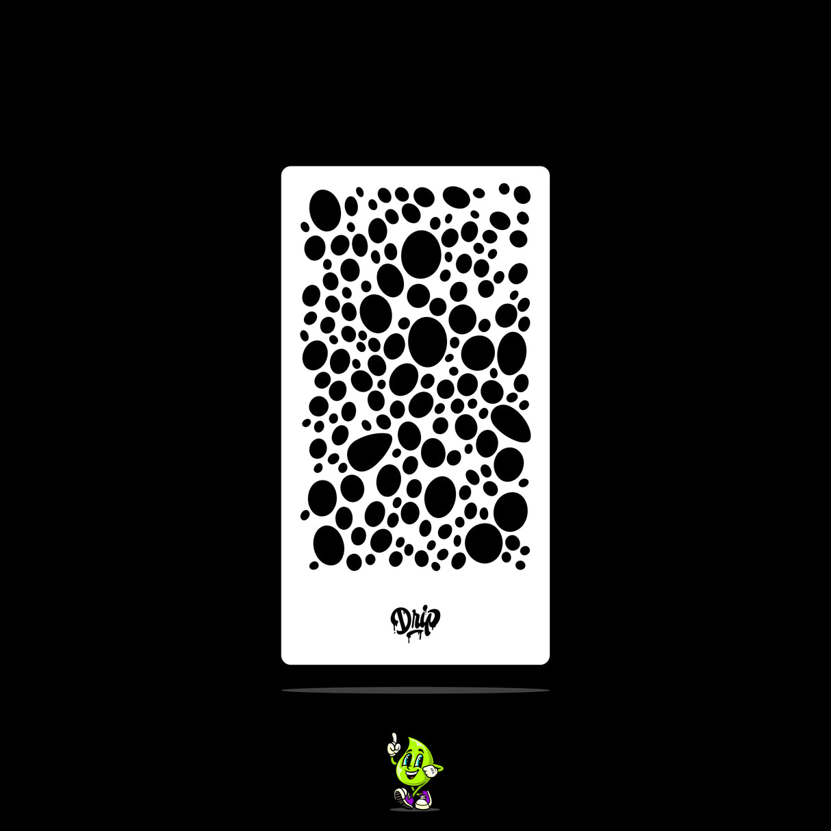 Mylar Stencil Bubbles